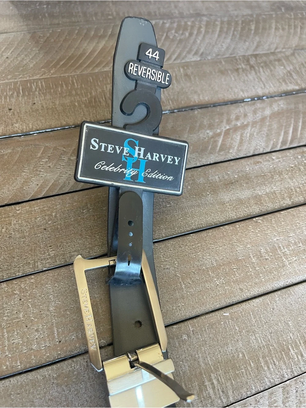Steve Harvey Celebrity Edition Black Reversible Belt